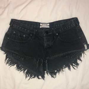 Black No2 One Teaspoon Shorts
